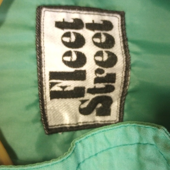 Fleet Street Rain or Shine Lined Jacket. Kelly Green, Pockets, Weather Resistant - Picture 4 of 5